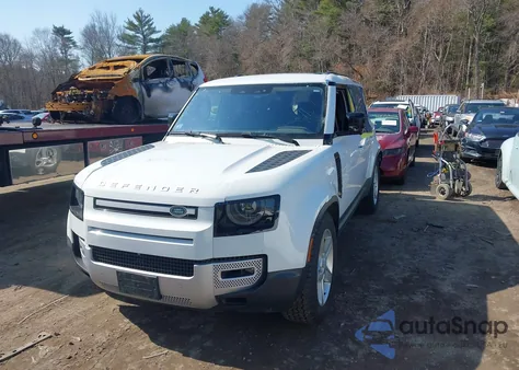 2020 Land Rover Defender 110 Se z USA, uszkodzony, nr VIN SALEP7EU2L2019740